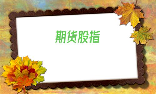 期货股指(期货股指开户)